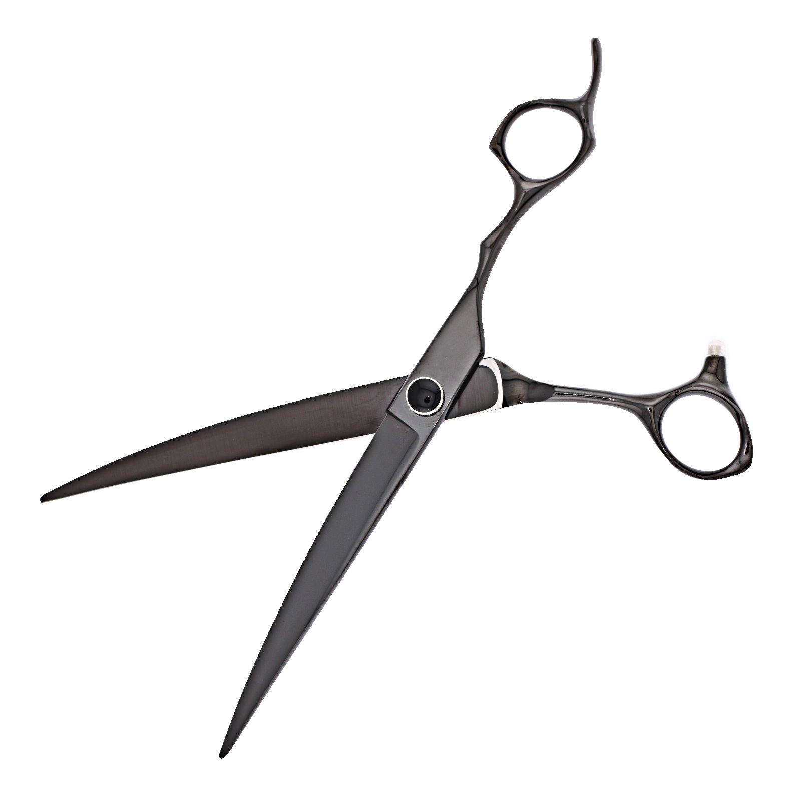 Titan Shears - Polaris Black Curved Shears 7.0" 440C Convex RH image 2
