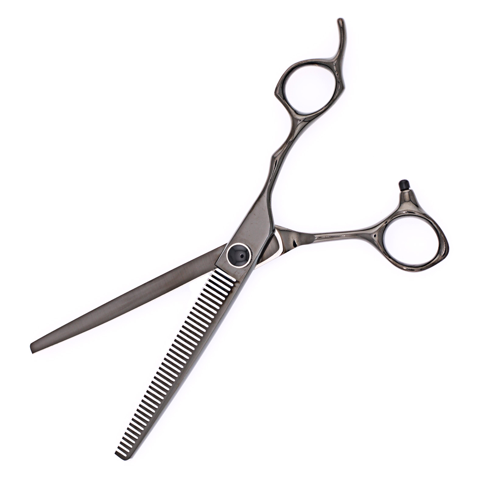 Titan Shears - Polaris Black Thinning Shears 40T 7.0" 440C Convex RH image 2