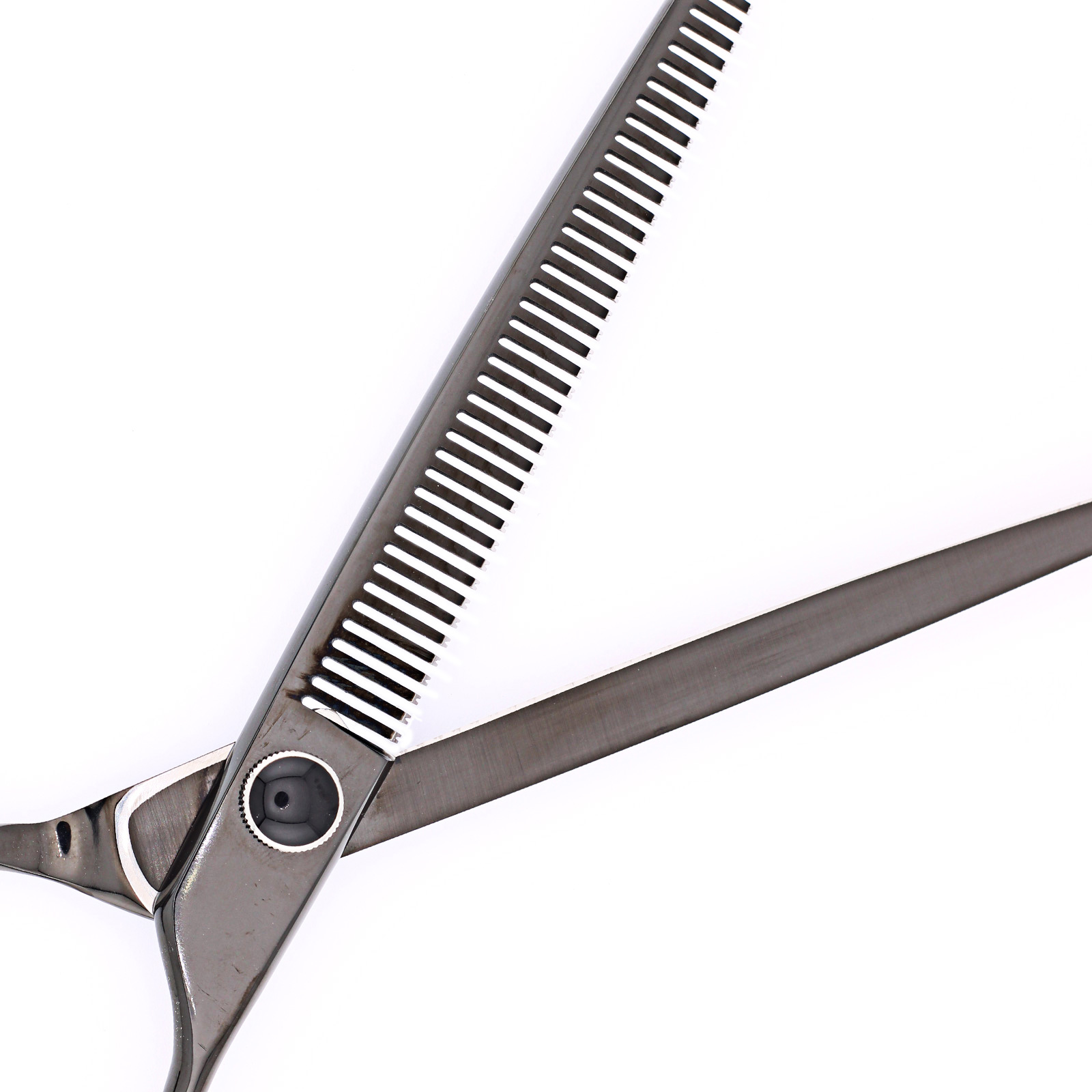 Titan Shears - Polaris Black Thinning Shears 40T 7.0" 440C Convex RH image 3