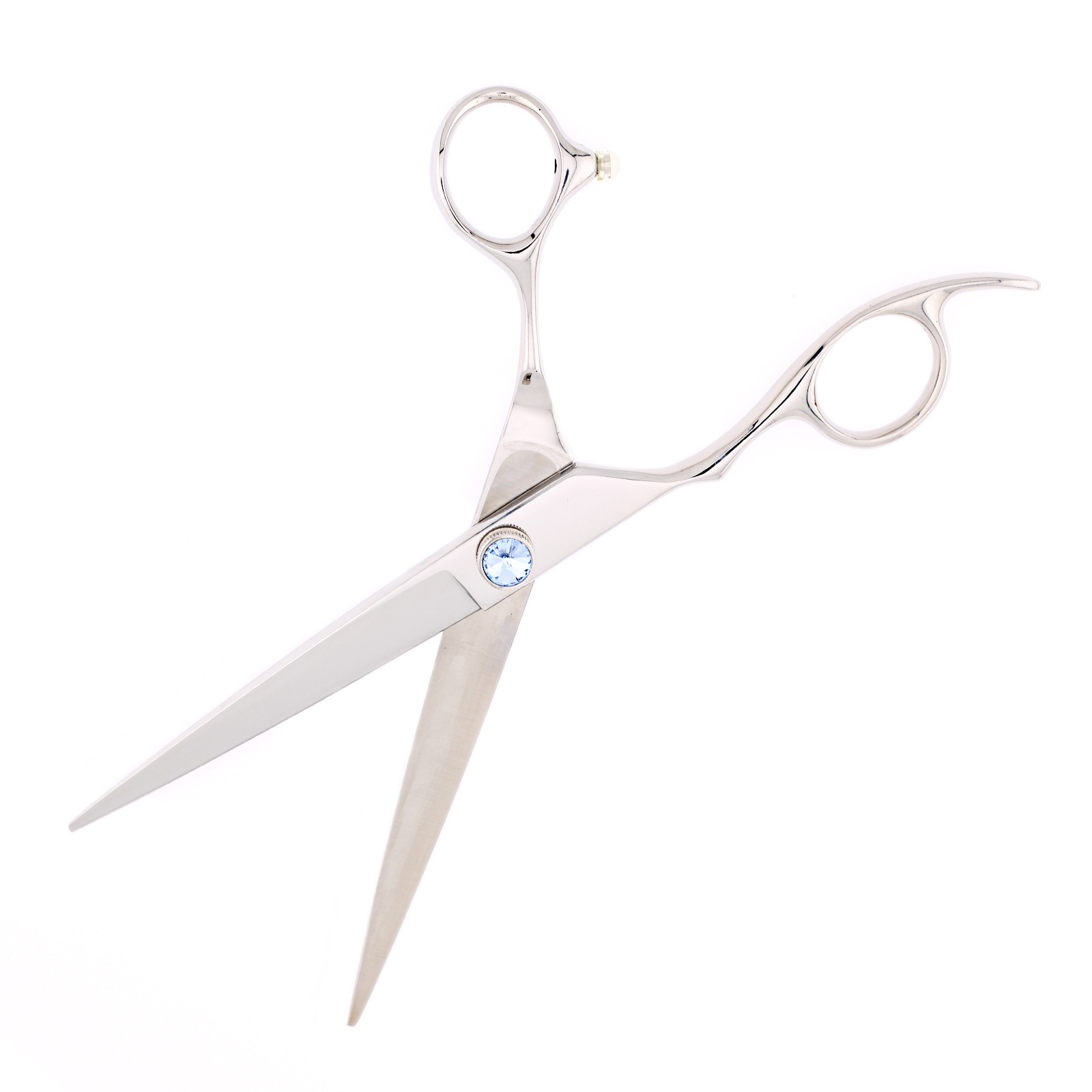 Titan Shears - Blue Stone Straight Shears 7" 440C Convex LH image 2