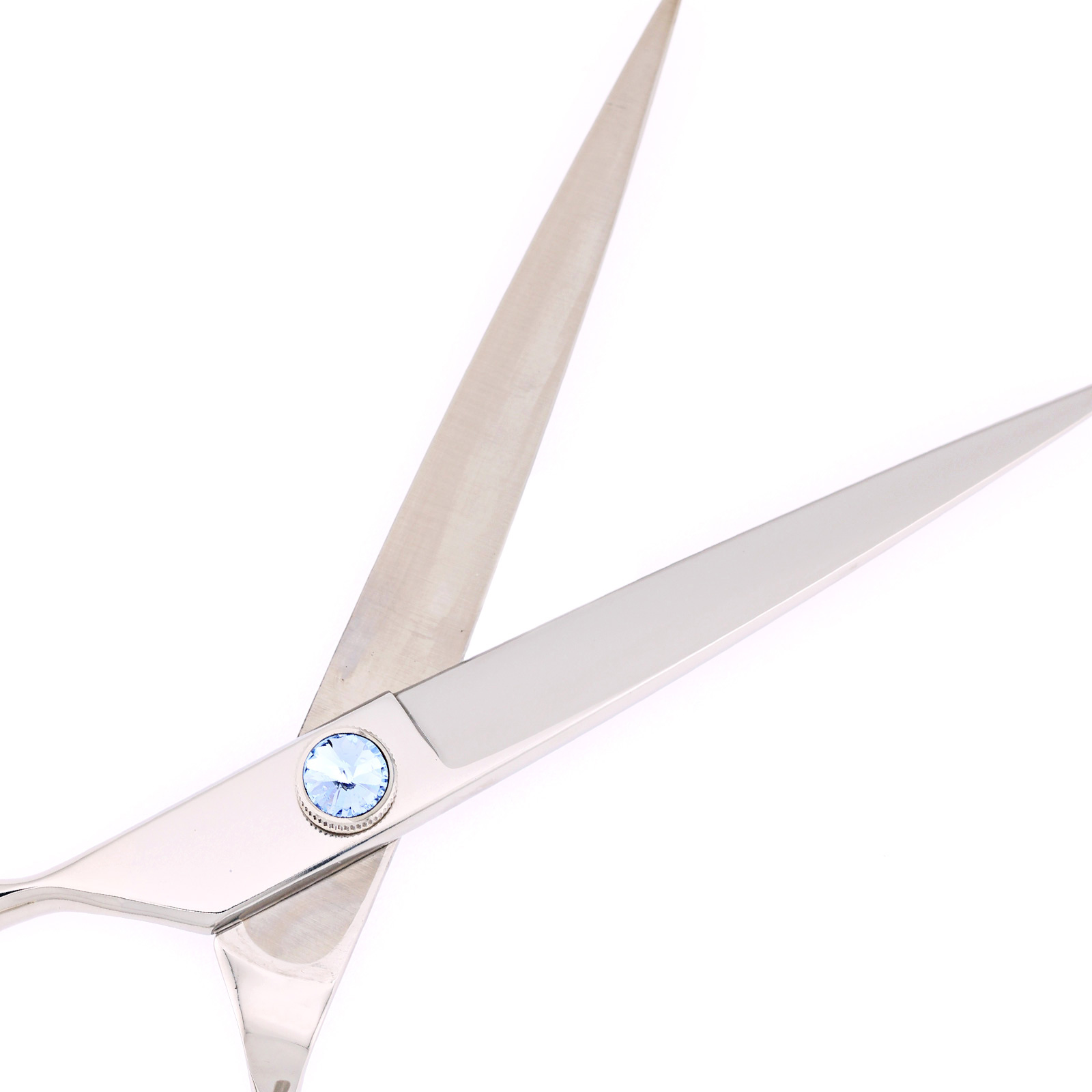 Titan Shears - Blue Stone Straight Shears 7" 440C Convex LH image 3