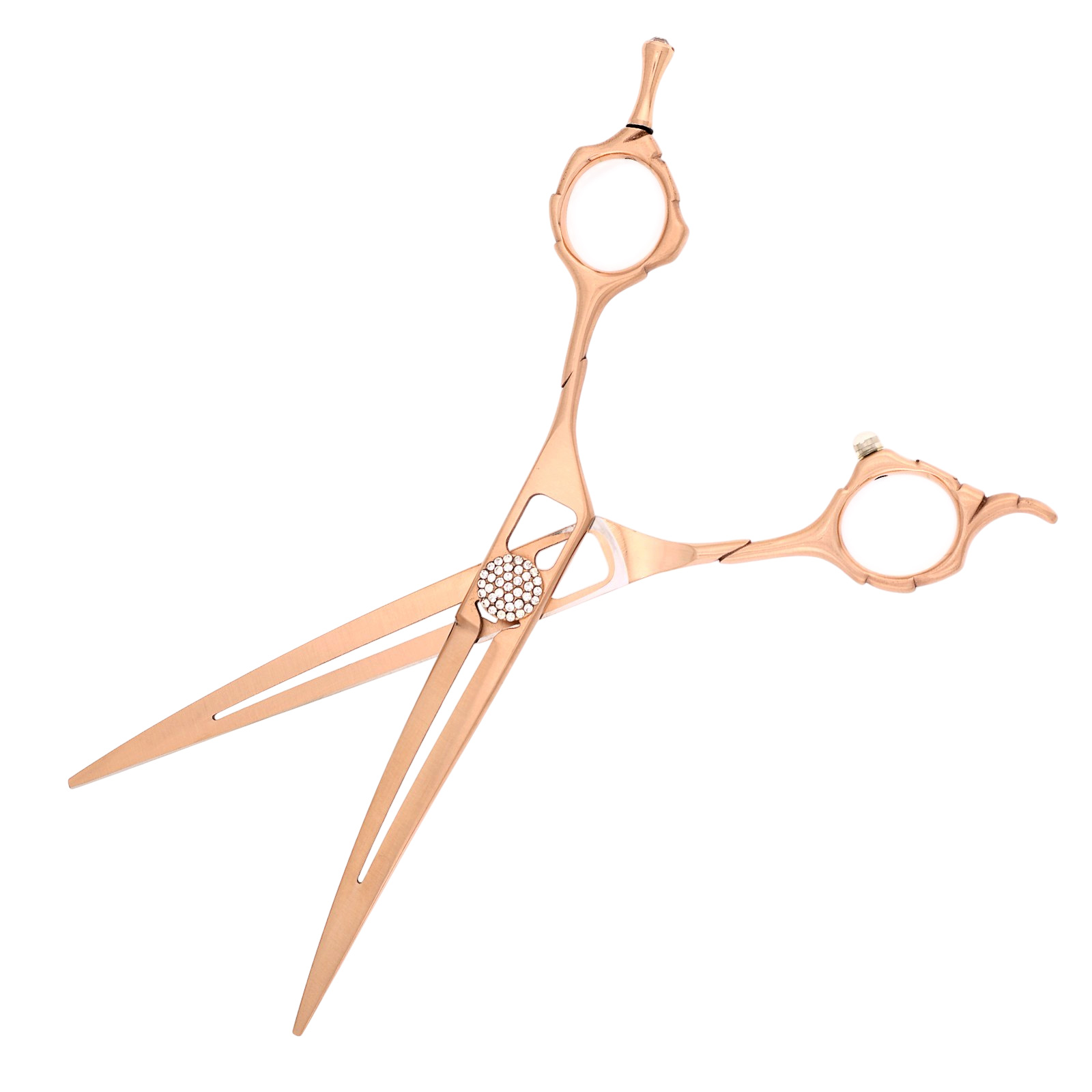 Titan Shears – Gold Sword Curved 7” 440C Convex RH STR image 2
