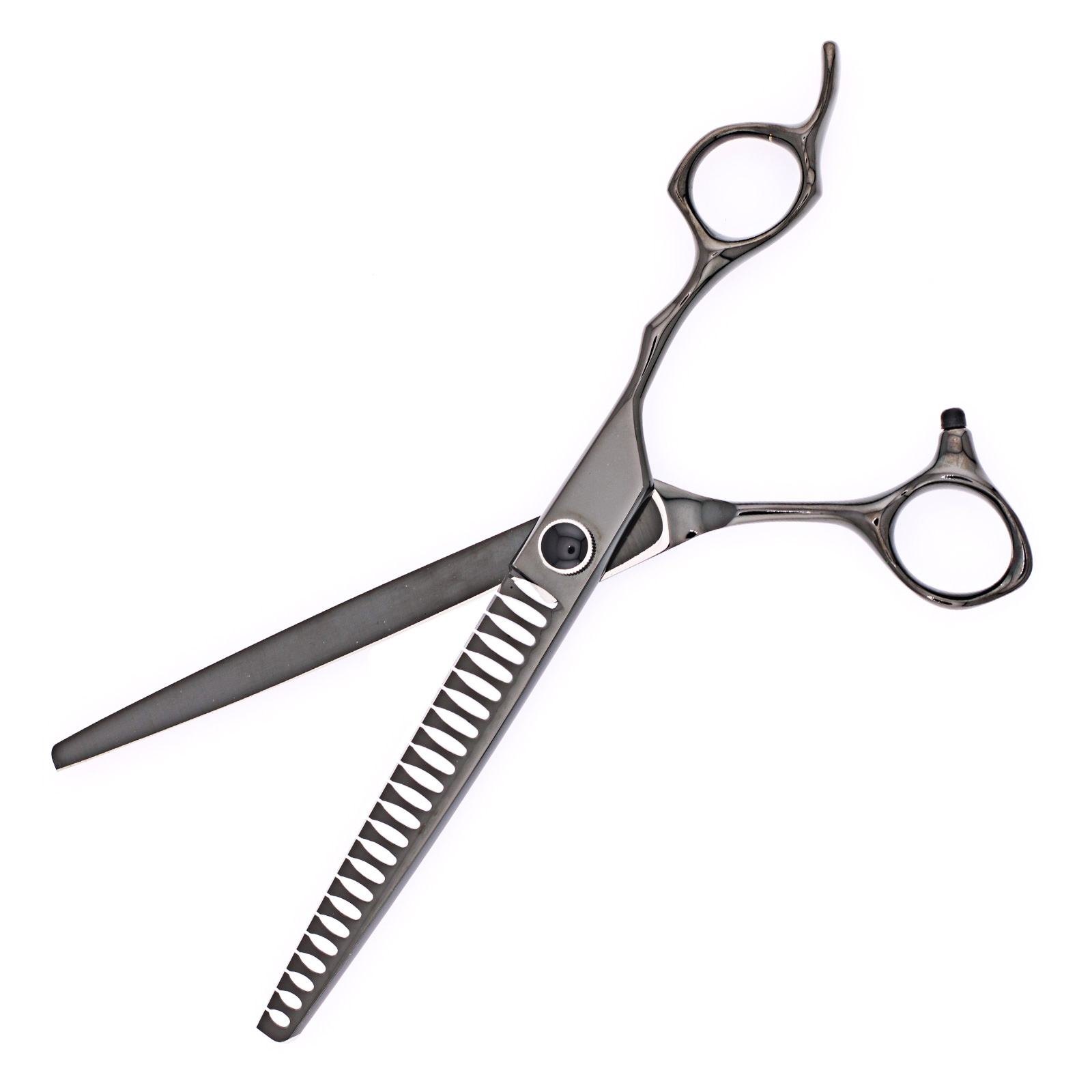 Titan Shears - Polaris Black Chunker Shears 24T 7.5” 440C Convex RH image 2